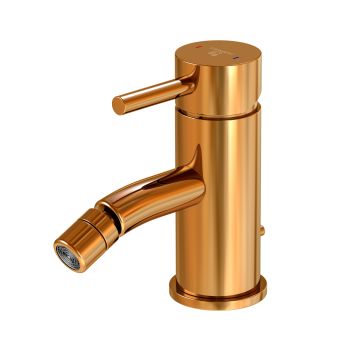- Steinberg 100 bateria bidetowa z zestawem odpływowym z cięgnem, kolor rose gold 1001300RG - 1001300RG - Łazienki Szydłowski