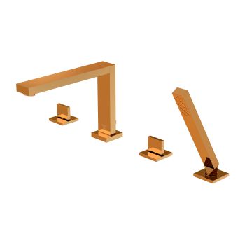 - Steinberg 160 bateria dwuuchwytowa, do wanny rose gold 1602402RG - 160 2402 RG - Łazienki Szydłowski