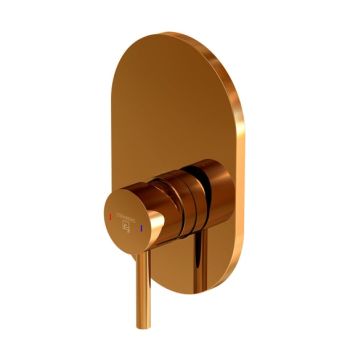 - Steinberg 100 bateria jednouchwytowa, do prysznica kolor rose gold 10022433RG - 100 2243 3 RG - Łazienki Szydłowski