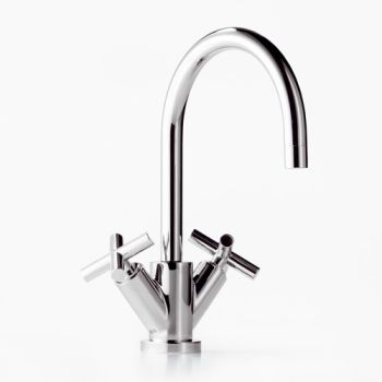 - DORNBRACHT TARA Bateria umywalkowa z pokrętłami 135mm chrom 2251289200 - 22512892-00 - Łazienki Szydłowski