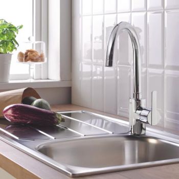- GROHE-Feel Jednouchwytowa bateria kuchenna chrom 32670002 - 32670002 - Łazienki Szydłowski
