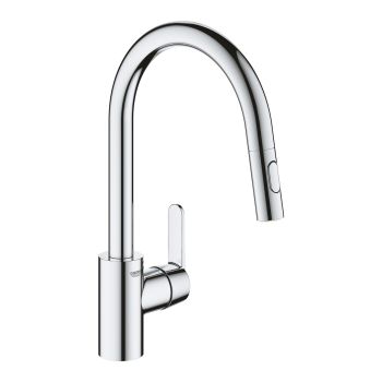 - GROHE-Get Jednouchwytowa bateria kuchenna chrom 31484001 - 31484001 - Łazienki Szydłowski