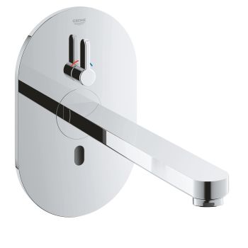  - GROHE-Eurosmart Cosmopolitan E Elektroniczna bateria umywalkowa na podczerwień, z mieszaczem i regulowanym ogranicznikiem temperatury chrom 36376000 - 36376000 - Łazienki Szydłowski