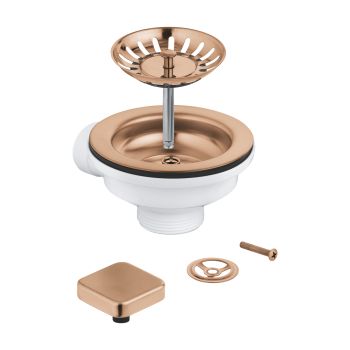  - GROHE-Zestaw odpływowy do zlewozmywaka jednokomorowego brushed warm sunset 40400DL0 - 40400DL0 - Łazienki Szydłowski