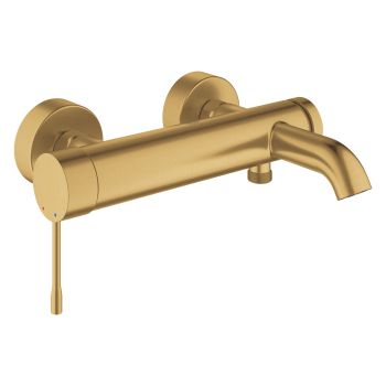  - GROHE-Essence Jednouchwytowa bateria do obsługi dwóch wyjść wody brushed cool sunrise 25250GN1 - 25250GN1 - Łazienki Szydłowski
