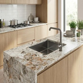 - GROHE-K700 Zlewozmywak 550 x 450 mm ze stali szlachetnej kolor Brushed Hard Graphite 31574AL1 - 31574AL1 - Łazienki Szydłowski