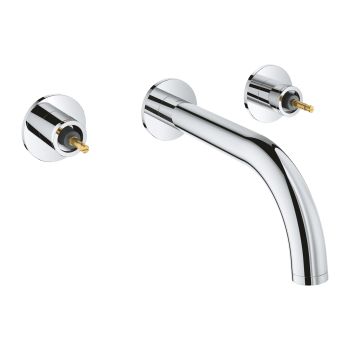  - GROHE-Atrio Private Collection Trzyotworowa bateria umywalkowa Rozmiar M chrom 20587000 - 20587000 - Łazienki Szydłowski