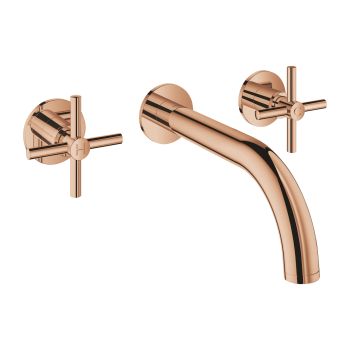  - GROHE-Atrio Trzyotworowa bateria umywalkowa Rozmiar M warm sunset 20661DA0 - 20661DA0 - Łazienki Szydłowski
