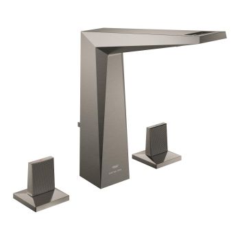 - GROHE-Allure Brilliant Private Collection Trzyotworowa bateria umywalkowa Rozmiar L brushed hard graphite 20667AL0 - 20667AL0 - Łazienki Szydłowski