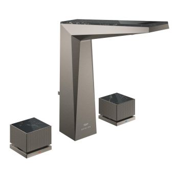 - GROHE-Allure Brilliant Private Collection Trzyotworowa bateria umywalkowa 1/2″ Rozmiar L brushed hard graphite 20672AL0 - 20672AL0 - Łazienki Szydłowski