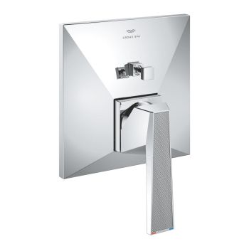 - GROHE-Allure Brilliant Private Collection Jednouchwytowa bateria do obsługi dwóch wyjść wody chrom 24425000 - 24425000 - Łazienki Szydłowski