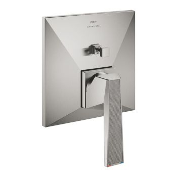 - GROHE-Allure Brilliant Private Collection Jednouchwytowa bateria do obsługi dwóch wyjść wody stal nierdzewna 24425DC0 - 24425DC0 - Łazienki Szydłowski