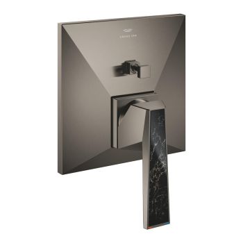 - GROHE-Allure Brilliant Private Collection Jednouchwytowa bateria do obsługi dwóch wyjść wody brushed hard graphite 24427AL0 - 24427AL0 - Łazienki Szydłowski
