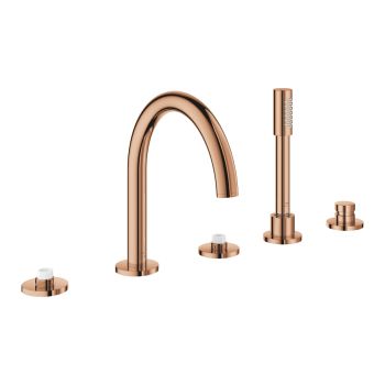  - GROHE-Atrio Private Collection 5-otworowa bateria wannowa warm sunset 25224DA0 - 25224DA0 - Łazienki Szydłowski