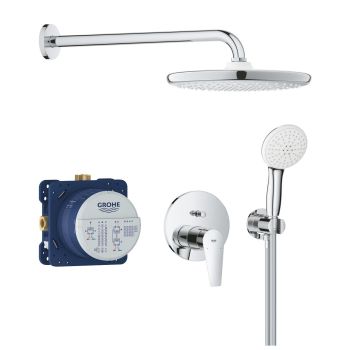 - GROHE-BauEdge Podtynkowy zestaw prysznicowy z deszczownicą Tempesta 250 chrom 25290000 - 25290000 - Łazienki Szydłowski
