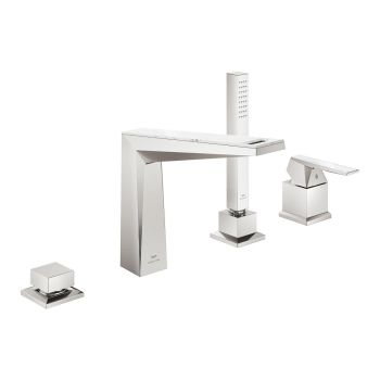 - GROHE-Allure Brilliant Private Collection 4-otworowa bateria wannowa stal nierdzewna 29525DC0 - 29525DC0 - Łazienki Szydłowski