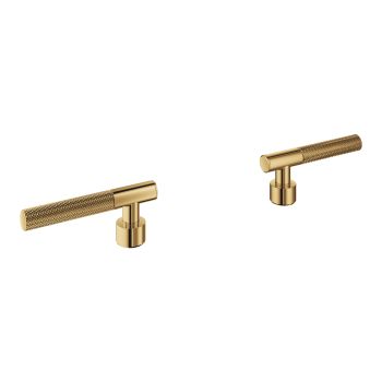 - GROHE-Atrio Private Collection Radełkowane pokrętła cool sunrise 48646GL0 - 48646GL0 - Łazienki Szydłowski