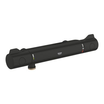  - GROHE-Grohtherm 800 Bateria prysznicowa z termostatem, czarny mat 1022072430 - 1022072430 - Łazienki Szydłowski