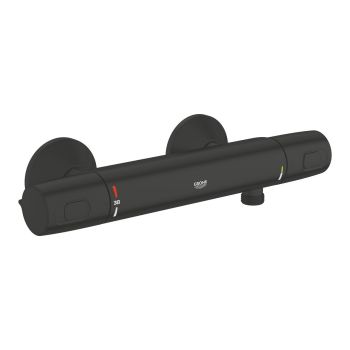 - GROHE-Precision Trend Bateria prysznicowa z termostatem, czarny mat 1022172432 - 1022172432 - Łazienki Szydłowski