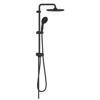 - GROHE-Vitalio Start System 250 System prysznicowy z przełącznikiem do montażu ściennego czarny mat 266802431 - 266802431 - Łazienki Szydłowski