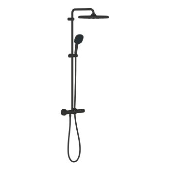 - GROHE-Vitalio Comfort 250 System prysznicowy z termostatem do montażu ściennego czarny mat 266962431 - 266962431 - Łazienki Szydłowski
