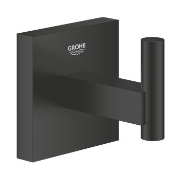 - GROHE-Start Cube Haczyk na płaszcz kąpielowy czarny mat 409612430 - 409612430 - Łazienki Szydłowski