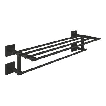 - GROHE-Start Cube Półka z wieszakiem na ręczniki czarny mat 410992430 - 410992430 - Łazienki Szydłowski