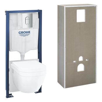  - GROHE-Solido+ Zestaw instalacyjny 6 w 1, chrom 36533000 - 36533000 - Łazienki Szydłowski