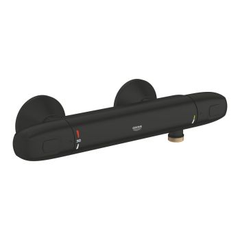  - GROHE-Grohtherm 1000 Bateria prysznicowa z termostatem, czarny mat  348142433 - 348142433 - Łazienki Szydłowski