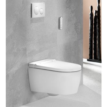 - GEBERIT AquaClean Sela toaleta myjąca wisząca z TurboFlushj, biały mat 146220JT1 - 146.220.JT.1 - Łazienki Szydłowski