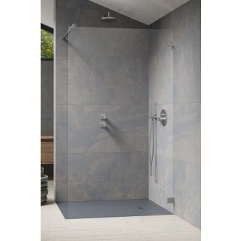  - Radaway Essenza Pro Brushed Nickel Walk-in szkło transparent Walk-in 125 101031259101 - 10103125-91-01 - Łazienki Szydłowski