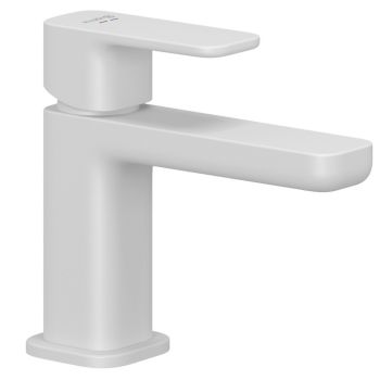 - KLUDI RENON bateria umywalkowa 85 biały mat 422675375 - 422675375 - Łazienki Szydłowski