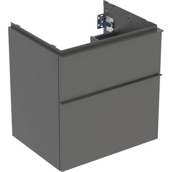  - Geberit iCon szafka pod umywalkę 60 cm, 2 szuflady kolor lava mat 502303JK1 - 502.303.JK.1 - Łazienki Szydłowski