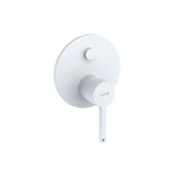  - KLUDI NOVA FONTE Puristic podtynkowa bateria wannowo-prysznicowa biały mat 207595315 - 207595315 - Łazienki Szydłowski
