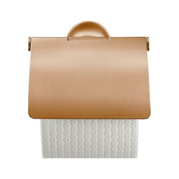- DURAVIT Starck T Uchwyt na papier toaletowy z pokrywą, brąz szczotkowany 0099400400 - 0099400400 - Łazienki Szydłowski