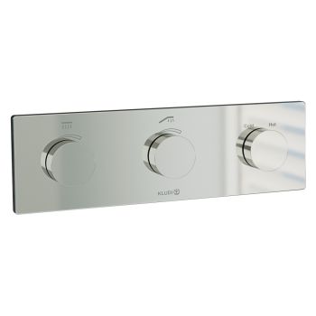 - KLUDI PUSHTRONIC elektroniczny termostat podtynkowy chrom 3830005-00 - 383000500 - Łazienki Szydłowski