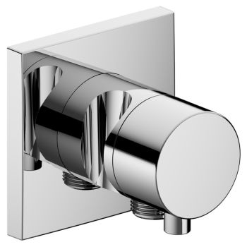  - KEUCO IXMO Podtynkowy zawór odcinający z przyłączem węża i uchwytem słuchawki prysznicowej chrom 59541011202 - 59541011202 - Łazienki Szydłowski