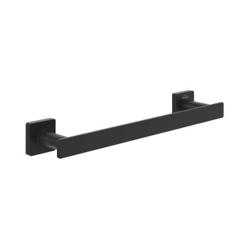 - Villeroy&Boch Elements Striking wieszak na ręcznik, czarny mat TVA152009000K5 - TVA152009000K5 - Łazienki Szydłowski