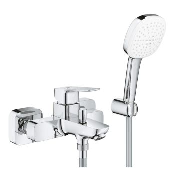  - GROHE-Cubeo Bateria wannowo prysznicowa z zestawem prysznicowym chrom 1018140000 - 1018140000 - Łazienki Szydłowski
