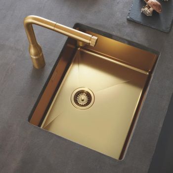 - GROHE-K700 Zlewozmywak 550 x 450 mm ze stali szlachetnej kolor brushed cool sunrise 31574GN1 - 31574GN1 - Łazienki Szydłowski