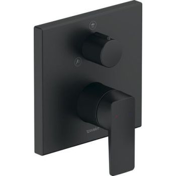 - DURAVIT Manhattan bateria prysznicowa do obsługi 2 odbiorników czarny mat MH4210012046 - MH4210012046 - Łazienki Szydłowski