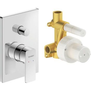 - DURAVIT Manhattan bateria do obsługi 2 odbiorników chrom MH4210008010 - MH4210008010 - Łazienki Szydłowski