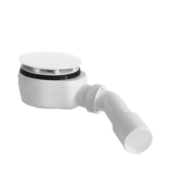  - Radaway syfon do brodzika z pokrywą w kolorze białym R580W - R580W - Łazienki Szydłowski