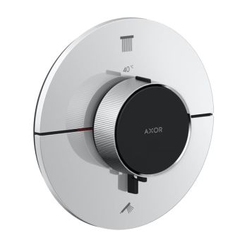 - AXOR ShowerSelect ID Bateria termostatyczna do 2 odbiorników, okrągła, chrom 36750000 - 36750000 - Łazienki Szydłowski
