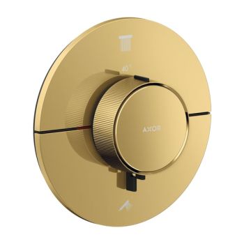  - AXOR ShowerSelect ID Bateria termostatyczna do 2 odbiorników, okrągła, złoty optyczny polerowany 36750990 - 36750990 - Łazienki Szydłowski