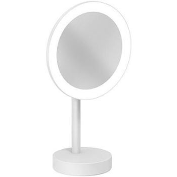 - KLUDI Vela R lusterko kosmetyczne LED biały mat 5899553F - 5899553F - Łazienki Szydłowski