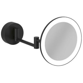 - KLUDI Vela R lusterko kosmetyczne LED czarny mat 5899539W - 5899539W - Łazienki Szydłowski
