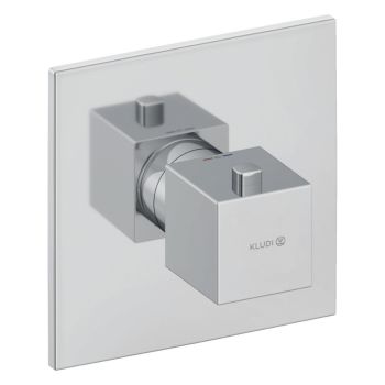 - KLUDI DECUS Podtynkowa bateria z termostatem chrom 547390575 - 547390575 - Łazienki Szydłowski