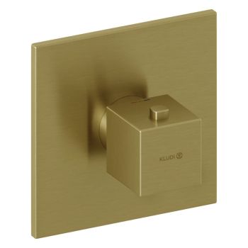  - KLUDI DECUS Podtynkowa bateria z termostatem złoty szczotkowany 54739N075 - 54739N075 - Łazienki Szydłowski