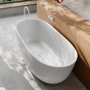  - KALDEWEI MEISTERSTÜCK OYO DUO wanna wolnostojąca, owalna 163 x 77 cm kolor biały 205043530001 - 205043530001 - Łazienki Szydłowski